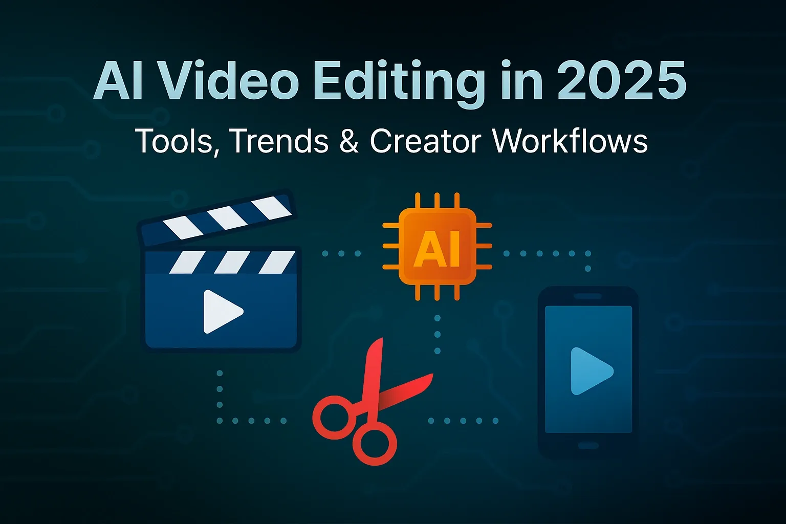 AI Video Editing in 2025 – Tools, Trends & Creator Workflows