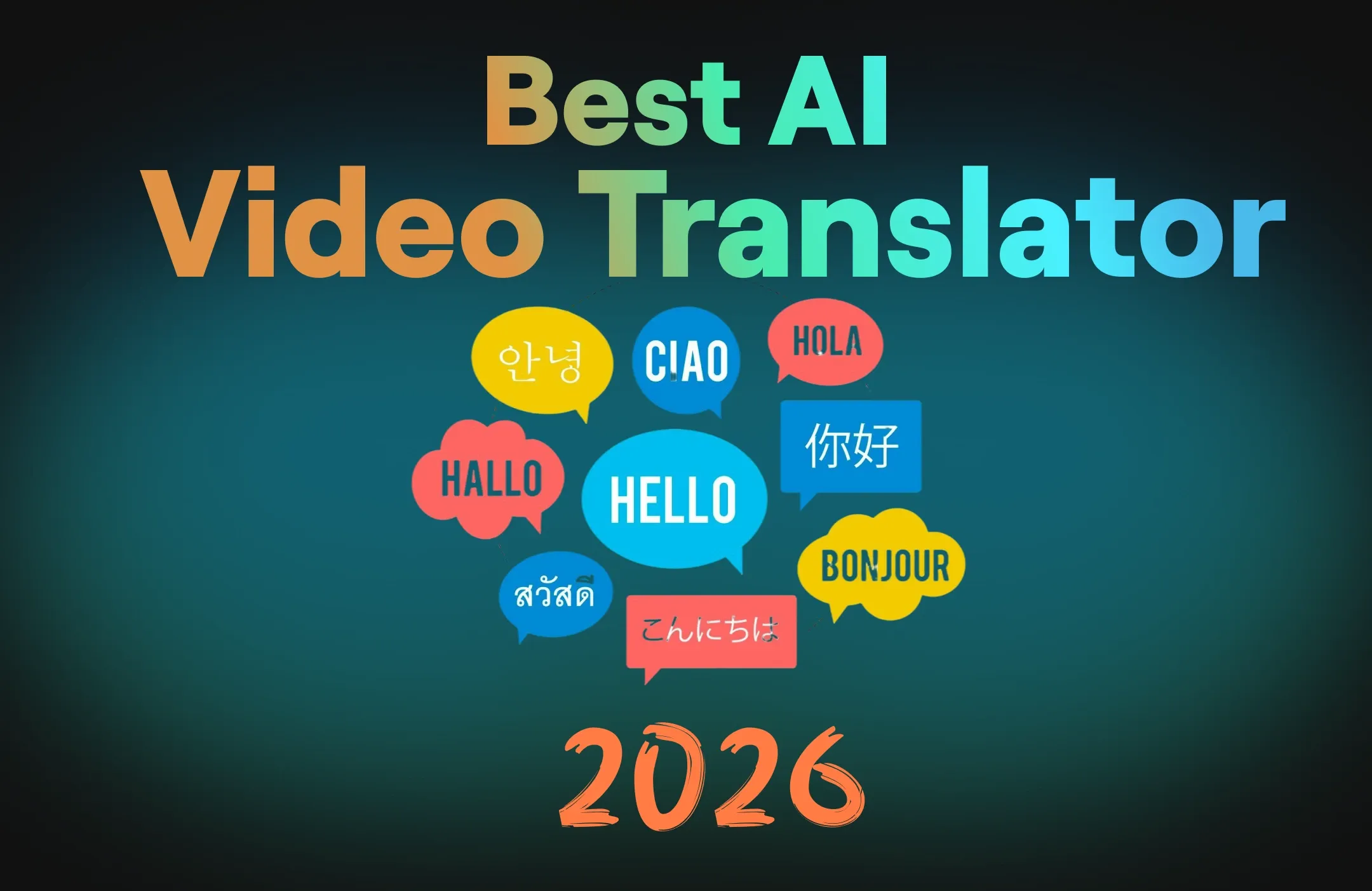 Hero image for a blog about the best AI video translator in 2026, showing multilingual video workflows for subtitles, dubbing, clipping, and short-form repurposing with Reap.