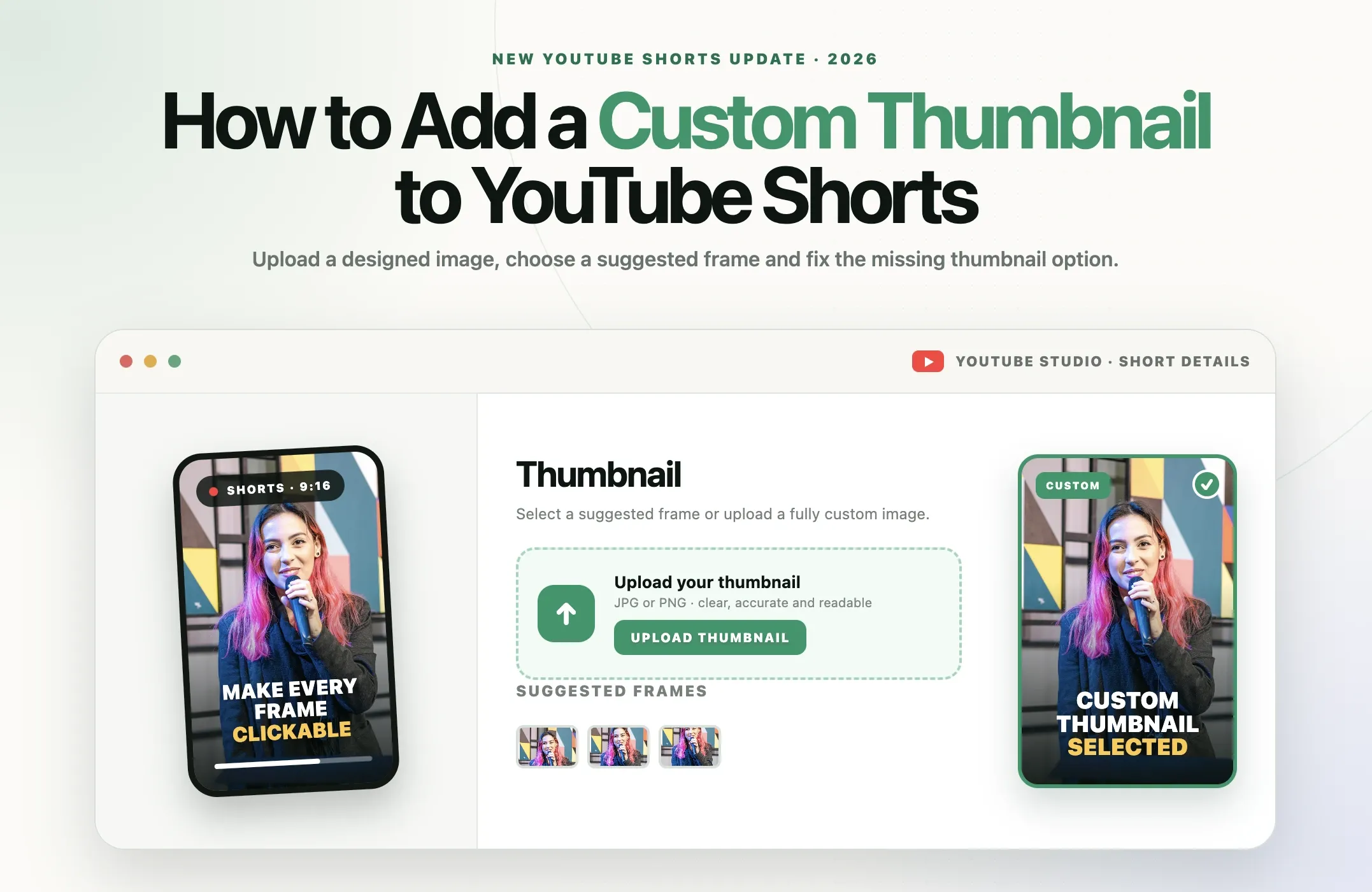 How to Add a Custom Thumbnail to YouTube Shorts in 2026