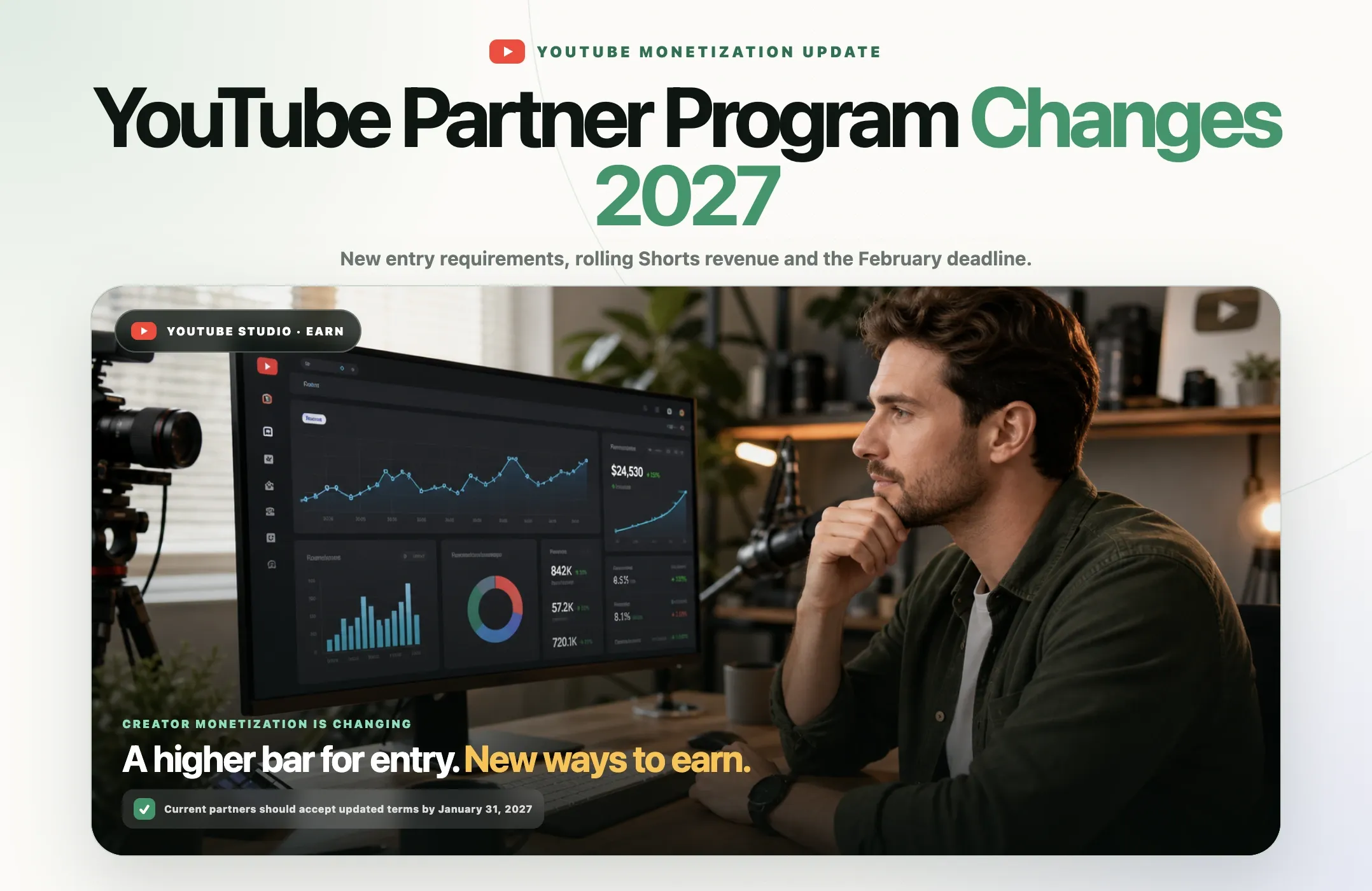 YouTube Partner Program Changes 2027